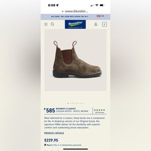 Blundstone 585 Chelsea boots